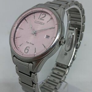Citizen Eco-Drive EM0411-71X Women's 37mm Pink MOP Dial Solar Quartz Watch